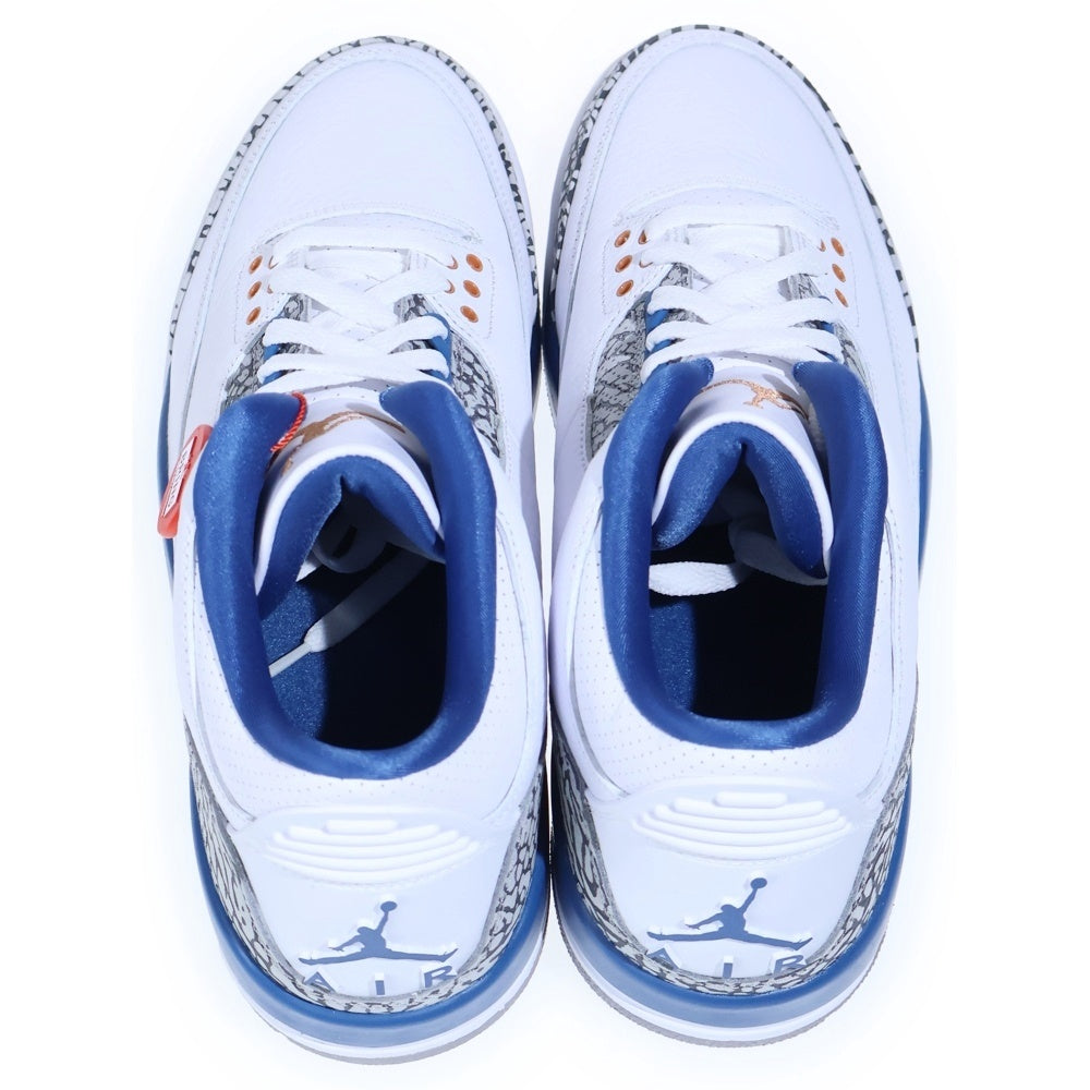 NIKE(ナイキ) AIR JORDAN 3 RETRO TRUE BLUE AND COPPER エアジョーダン3 レトロ トゥルーブルーアンドコッパー ミッドカットスニーカー US9.5/27.5cm CT8532-148