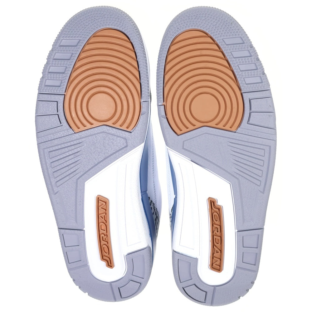 NIKE(ナイキ) AIR JORDAN 3 RETRO TRUE BLUE AND COPPER エアジョーダン3 レトロ トゥルーブルーアンドコッパー ミッドカットスニーカー US9.5/27.5cm CT8532-148