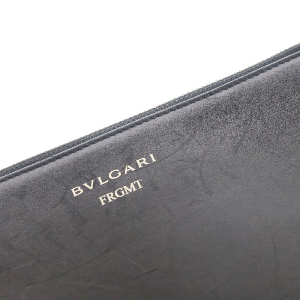BVLGARI(ブルガリ) ×FRGMT Leather Clutch Bag フラグメント レザー クラッチバッグ ブラック
