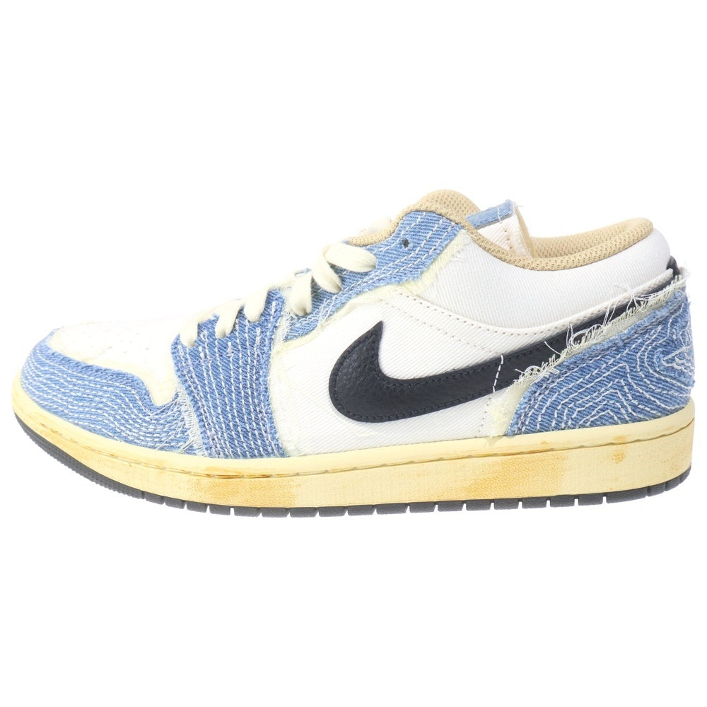 NIKE(ナイキ) AIR JORDAN 1 LOW SE World Make Japan エア ジョーダン 1 ロー ワールド メイク ジャパン ローカットスニーカー ホワイト/ブルー US9/27cm FN7670-493