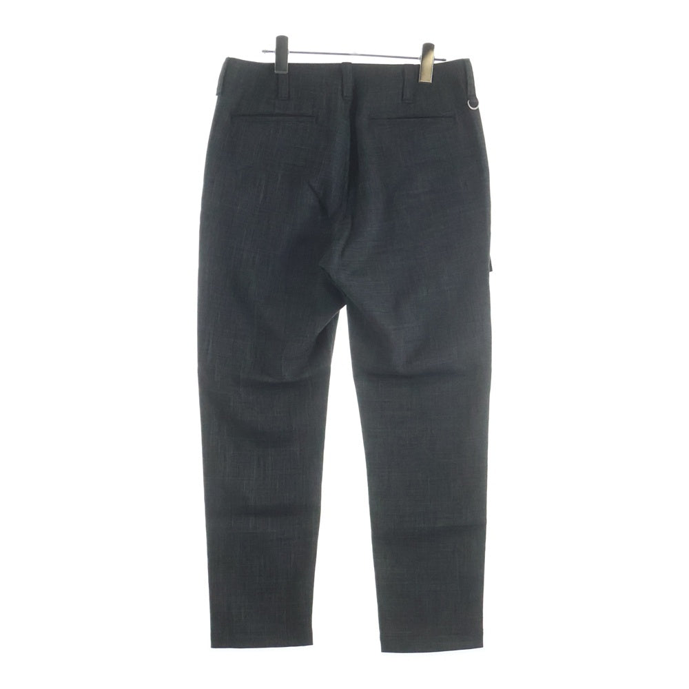 UNIFORM EXPERIMENT(ユニフォームエクスペリメント) 19AW SHARKSKIN SIDE POCKET TAPERED PANTS サイドポケット テーパードパンツ グレー UE-192023