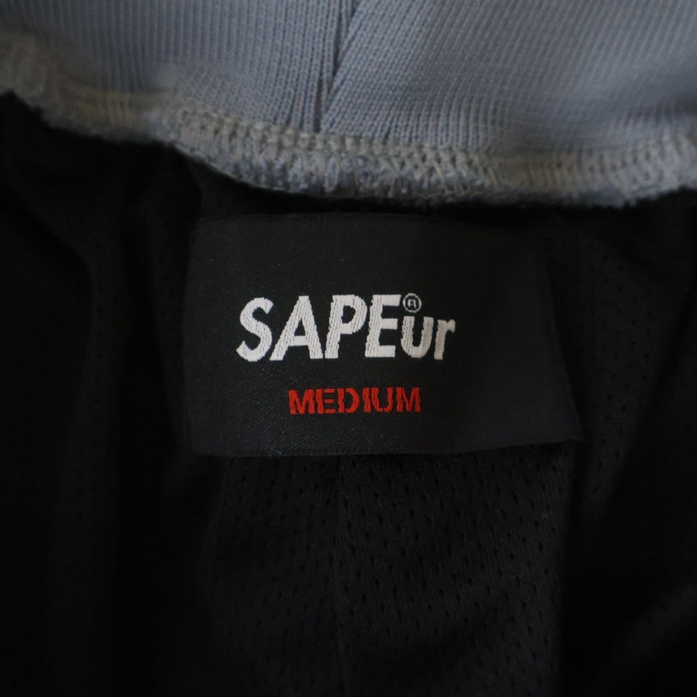 SAPEur(サプール) 23SS BASKET SHORTS バスケットショーツ メッシュハーフパンツ ブラック A0023-332