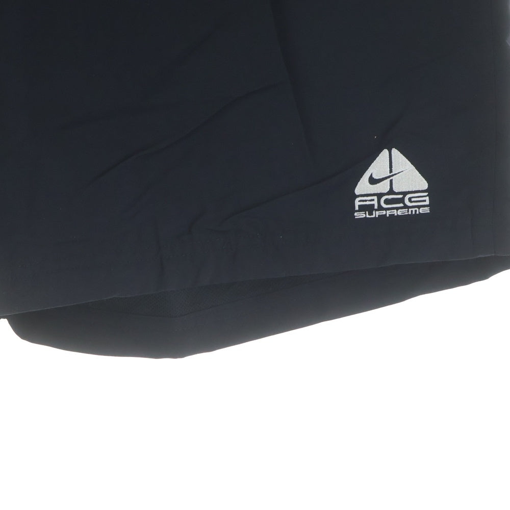 SUPREME(シュプリーム) 22AW ×NIKE ACG NYLON TRAIL SHORT ナイキ エーシージー ナイロンテイルショーツ ハーフパンツ ブラック DN3258-010
