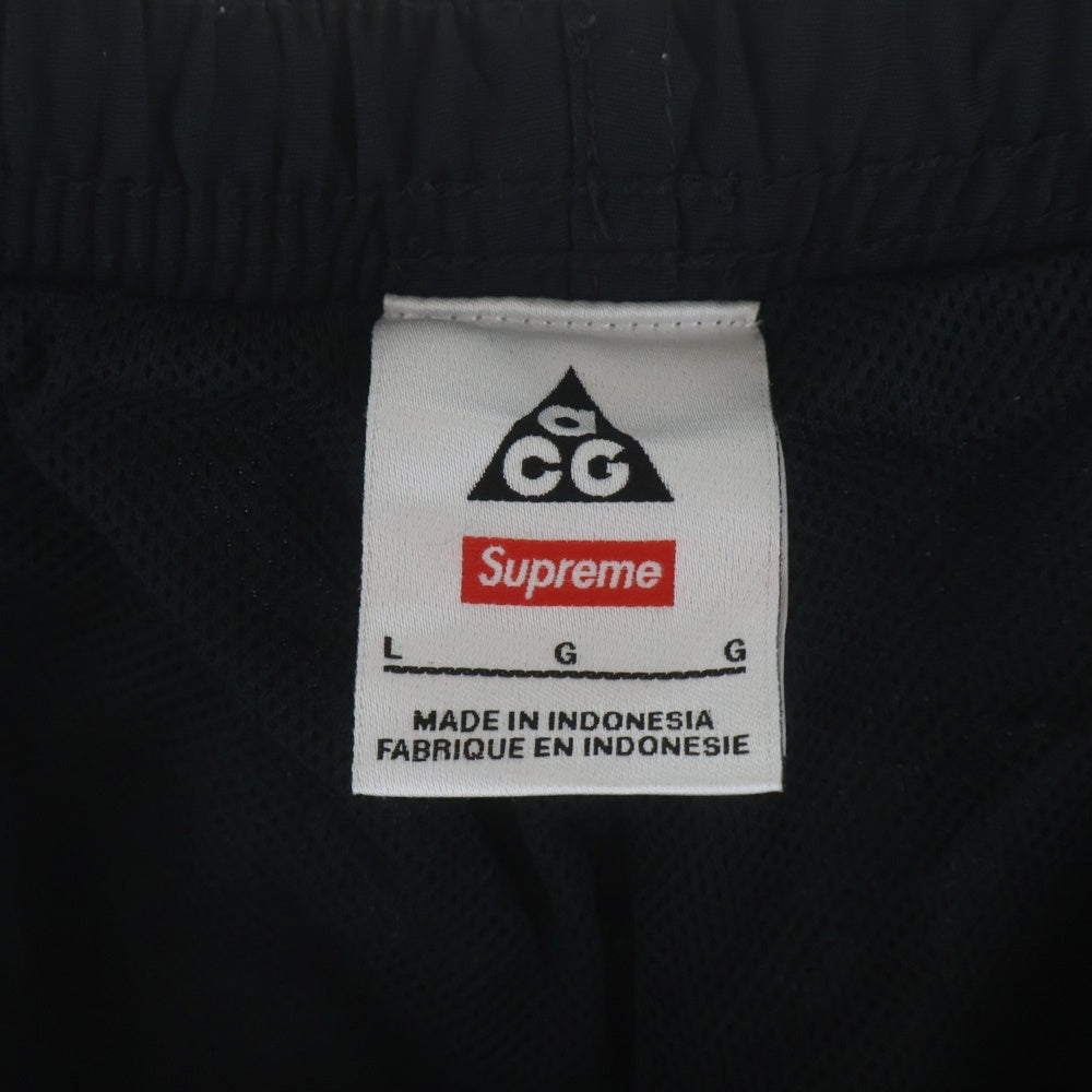 SUPREME(シュプリーム) 22AW ×NIKE ACG NYLON TRAIL SHORT ナイキ エーシージー ナイロンテイルショーツ ハーフパンツ ブラック DN3258-010