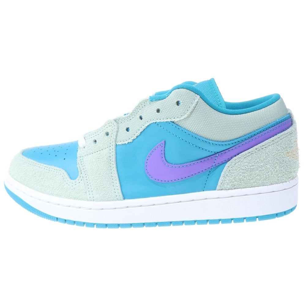 NIKE(ナイキ) AIR JORDAN 1 LOW SE Aquatoneエアジョーダン1 ロー スニーカー シューズ ブルー US9/27cm DX4334-300
