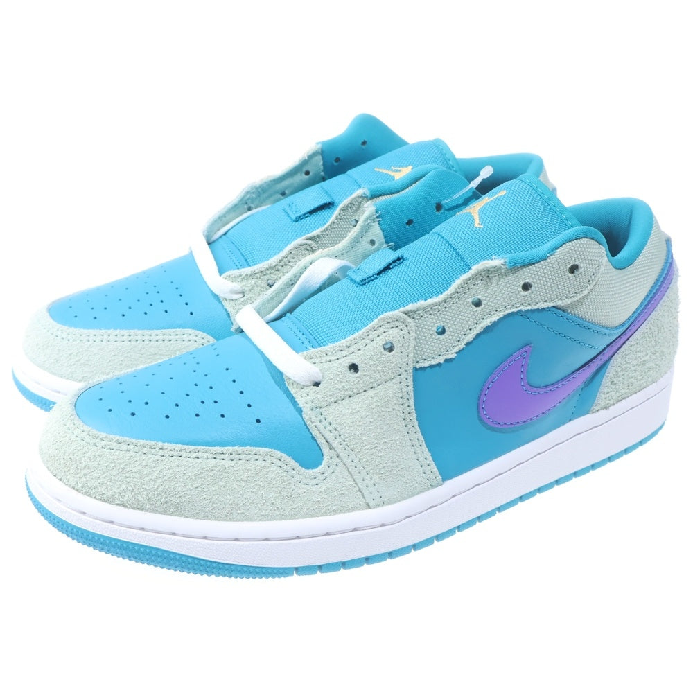 NIKE(ナイキ) AIR JORDAN 1 LOW SE Aquatoneエアジョーダン1 ロー スニーカー シューズ ブルー US9/27cm DX4334-300