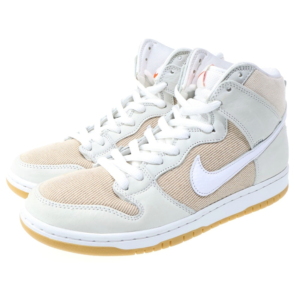 NIKE SB(ナイキエスビー) DUNK HIGH PRO ISO SAIL ダンクハイ セイル ハイカットスニーカーシューズ アイボリー US9/27cm DA9626-100