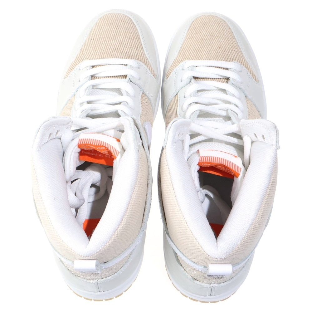 NIKE SB(ナイキエスビー) DUNK HIGH PRO ISO SAIL ダンクハイ セイル ハイカットスニーカーシューズ アイボリー US9/27cm DA9626-100