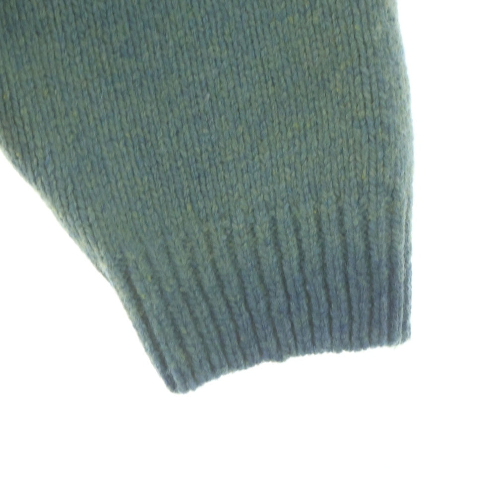 SUPREME(シュプリーム) 24AW Flocked Logo Sweater フロックド ロゴ ニットセーター グリーン