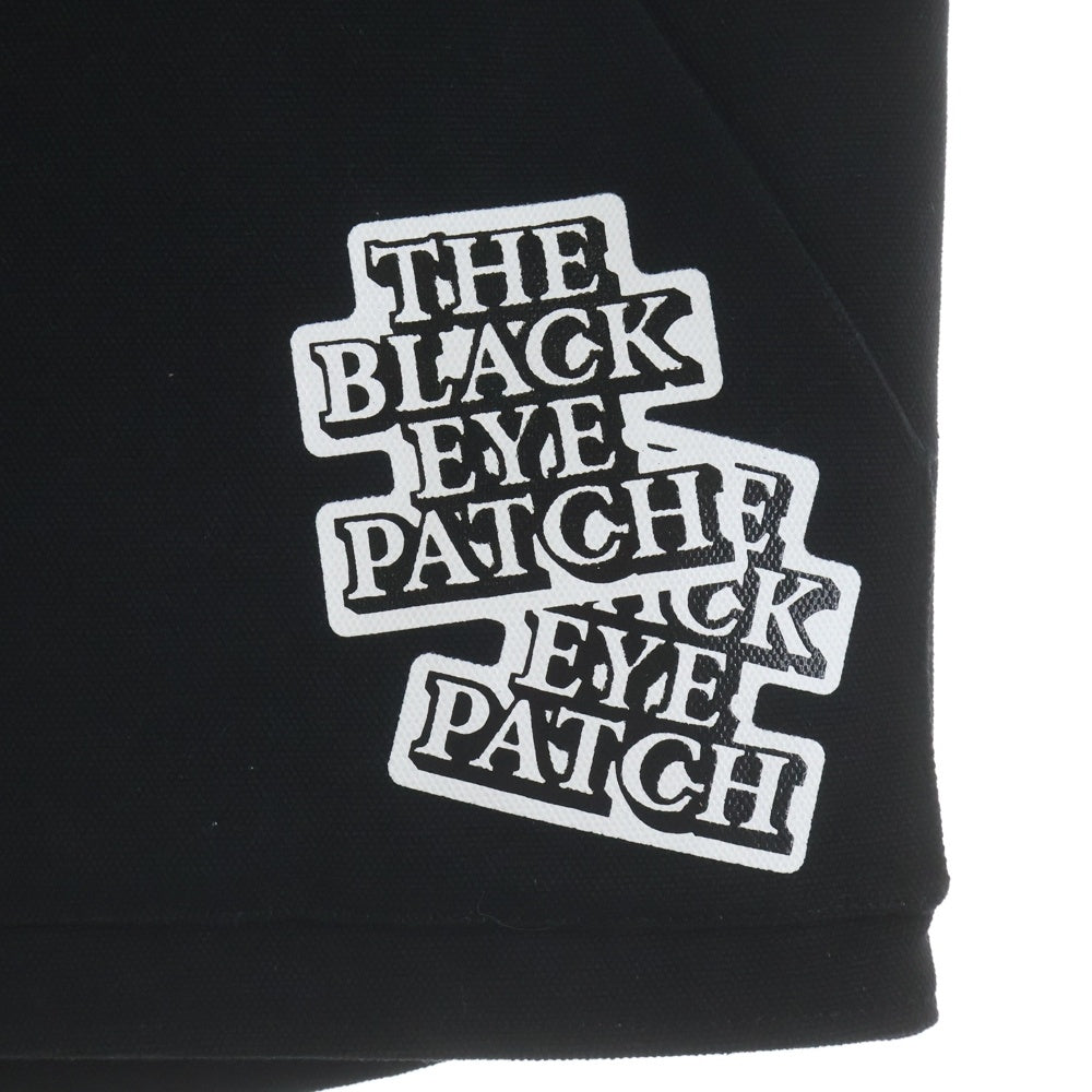 THE BLACK EYE PATCH(ブラックアイパッチ) ダック生地 キルティングライナー ジップアップ 中綿ベスト ブラック