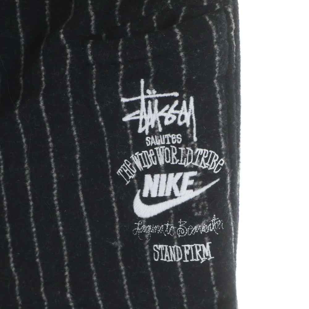 NIKE(ナイキ) 22AW ×STUSSY Stripe Wool Pant ステューシー ストライプ ウールパンツ グレー DR4021-010