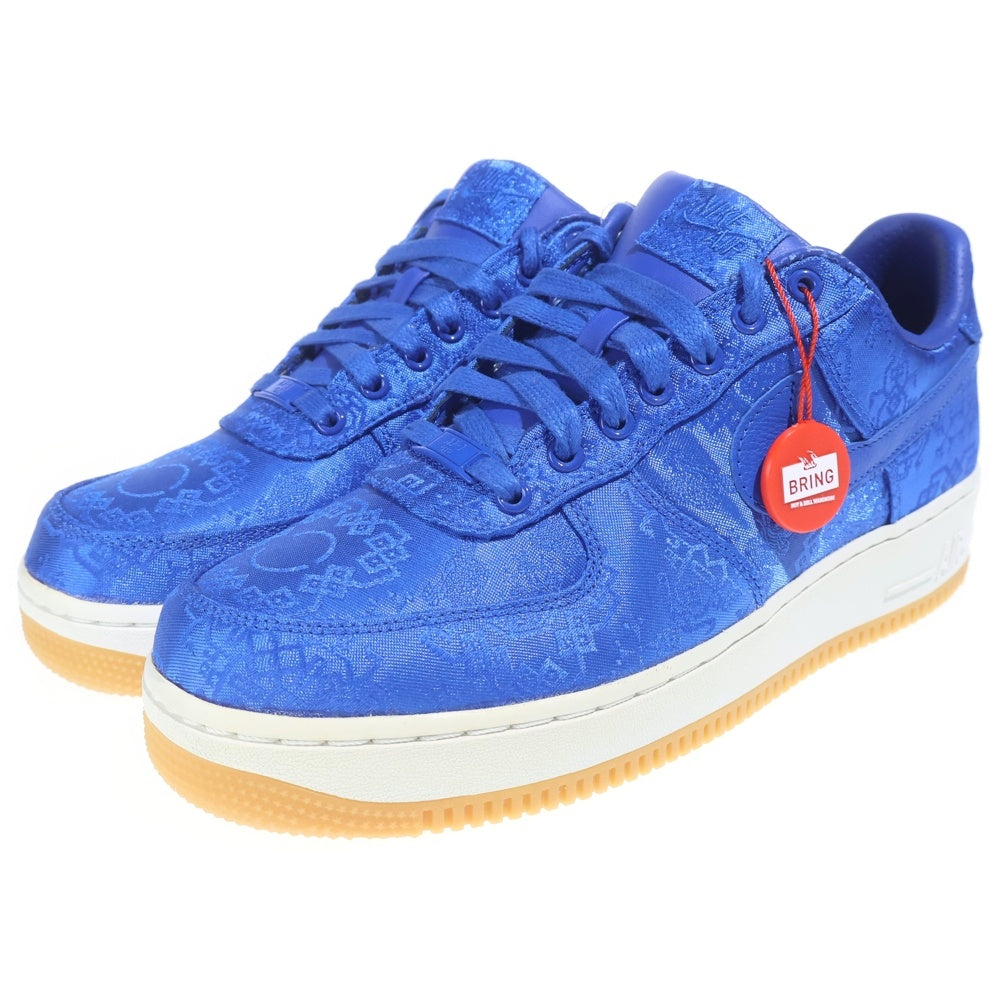 NIKE(ナイキ) ×CLOT AIR FORCE 1 LOW クロット エアフォース1 ローカットスニーカー ブルー US9/27cm CJ5290-400
