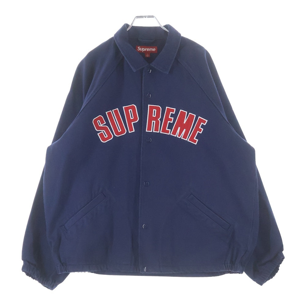 SUPREME(シュプリーム) 24SS Arc Denim Coaches Jacket ロゴデニムコーチジャケット ネイビー