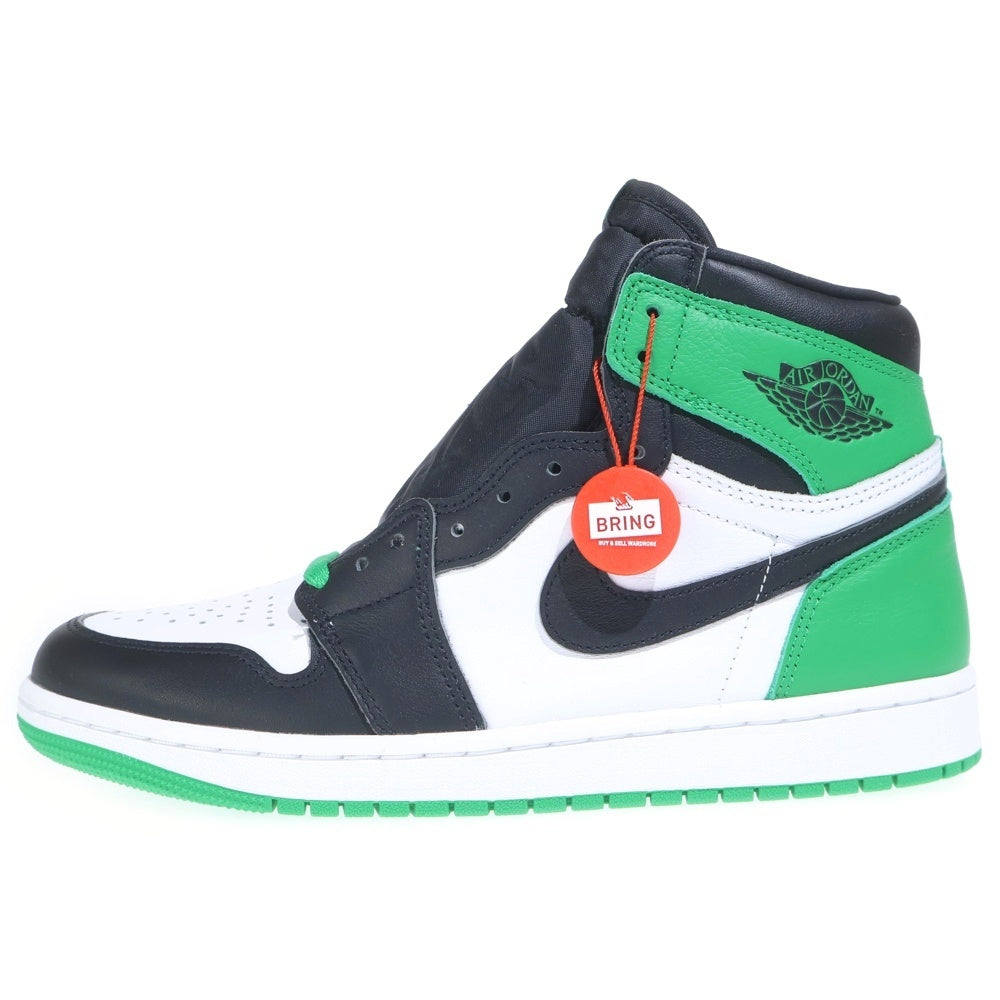 NIKE(ナイキ) AIR JORDAN 1 RETRO HIGH OG LUCKY GREEN エアジョーダン レトロ ラッキーグリーン ハイカットスニーカー グリーン/ホワイト US9.5/27.5cm DZ5485-031