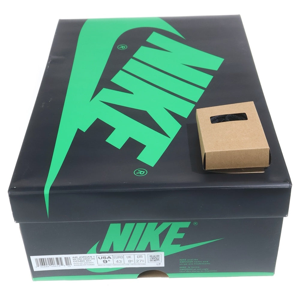 NIKE(ナイキ) AIR JORDAN 1 RETRO HIGH OG LUCKY GREEN エアジョーダン レトロ ラッキーグリーン ハイカットスニーカー グリーン/ホワイト US9.5/27.5cm DZ5485-031