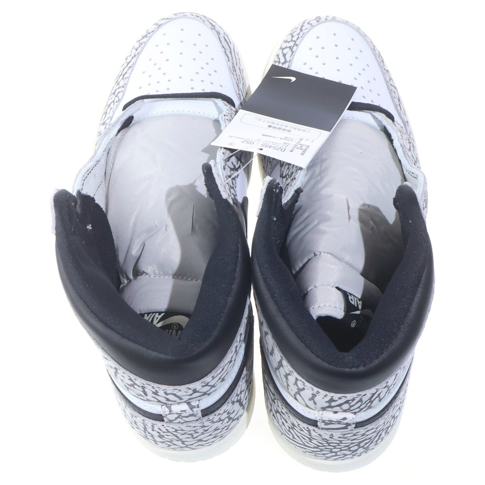 NIKE(ナイキ) AIR JORDAN 1 RETRO HIGH OG WHITE CEMENT ELEPHANT エアジョーダン1 ホワイトセメント サファリ ハイカットスニーカー US9.5/27.5cm DZ5485-052