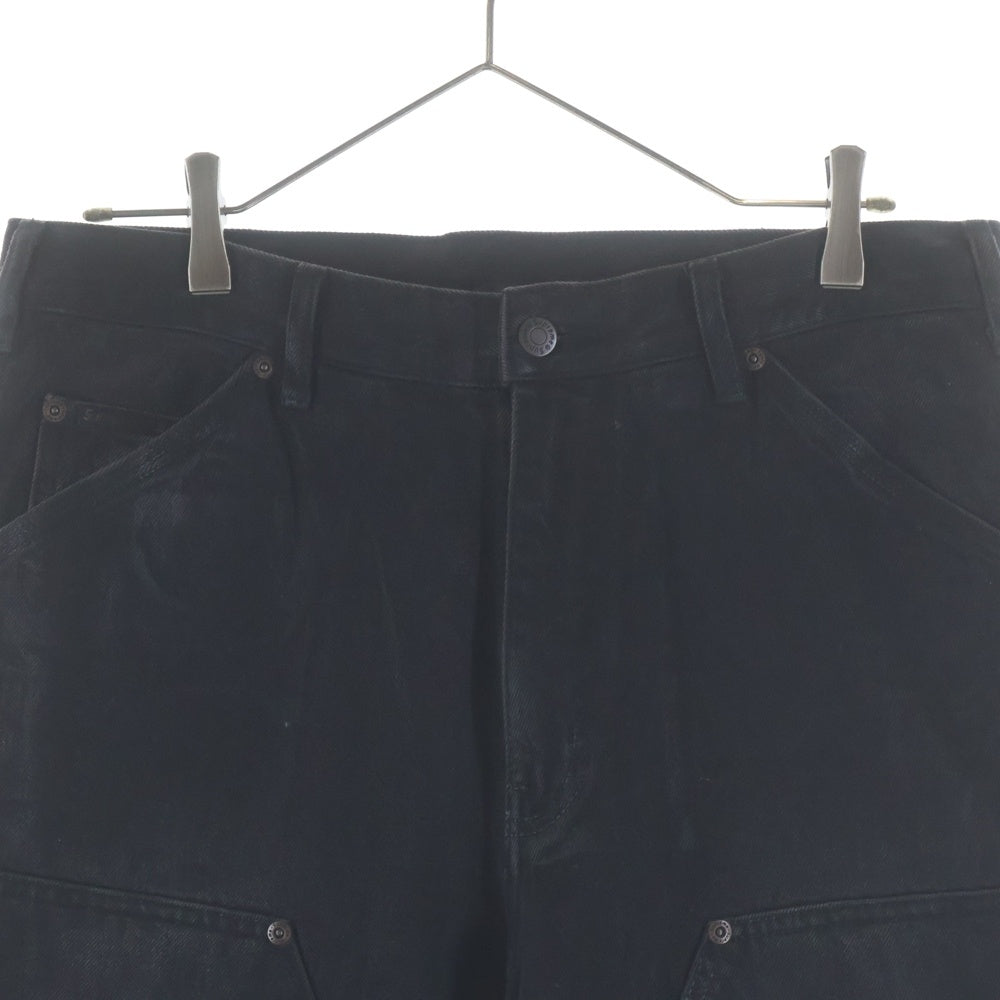 SUPREME(シュプリーム) 24SS ×MM6 Maison Margiel Foil Double Knee Painter Pant フォイル ダブルニー デニムペインターパンツ ブラック
