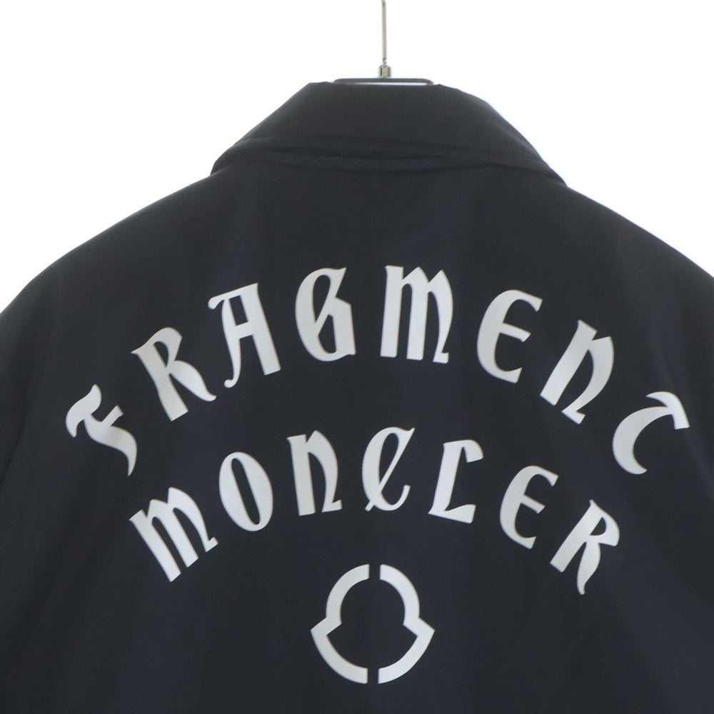 MONCLER GENIUS(モンクレール ジーニアス) 19SS ×FRAGMENT DOWNBEAT E109U4200050 53558 フラグメント バックロゴナイロンベンチコート ジャケット ブラック