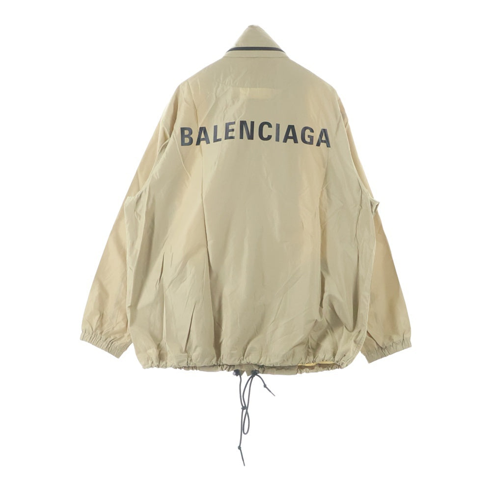 BALENCIAGA(バレンシアガ) ロゴ ナイロントラックジャケット ベージュ