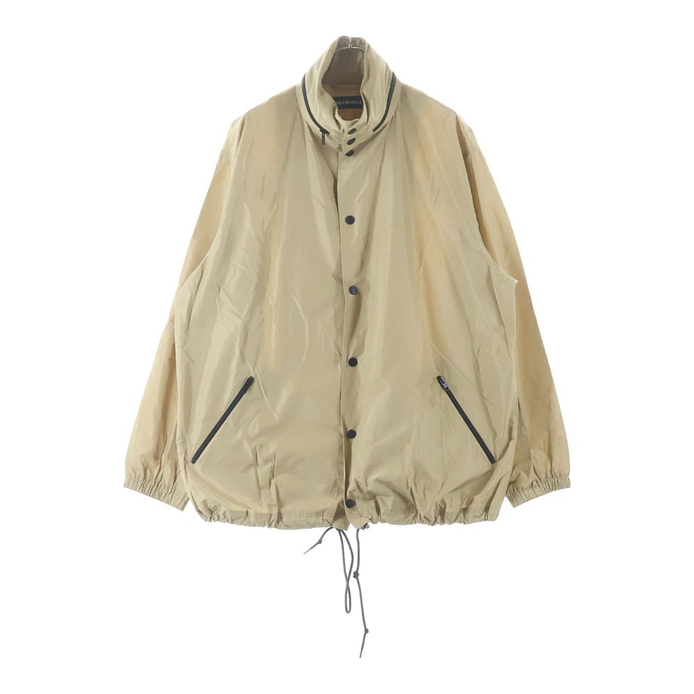 BALENCIAGA(バレンシアガ) ロゴ ナイロントラックジャケット ベージュ