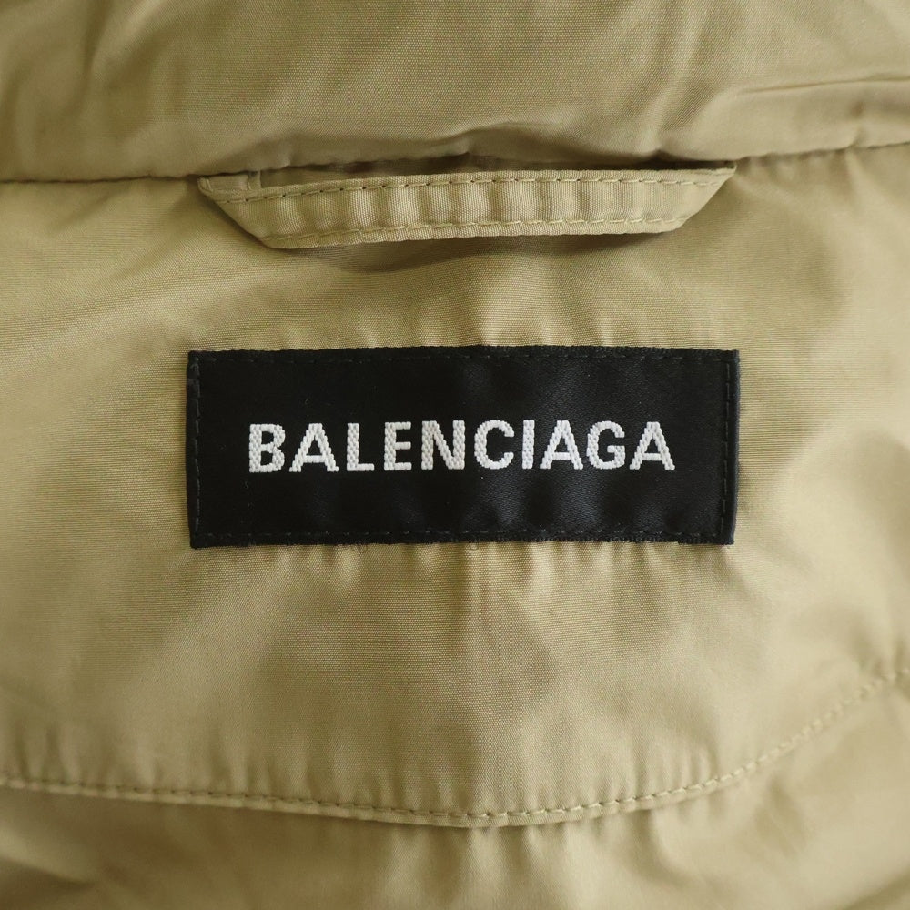 BALENCIAGA(バレンシアガ) ロゴ ナイロントラックジャケット ベージュ