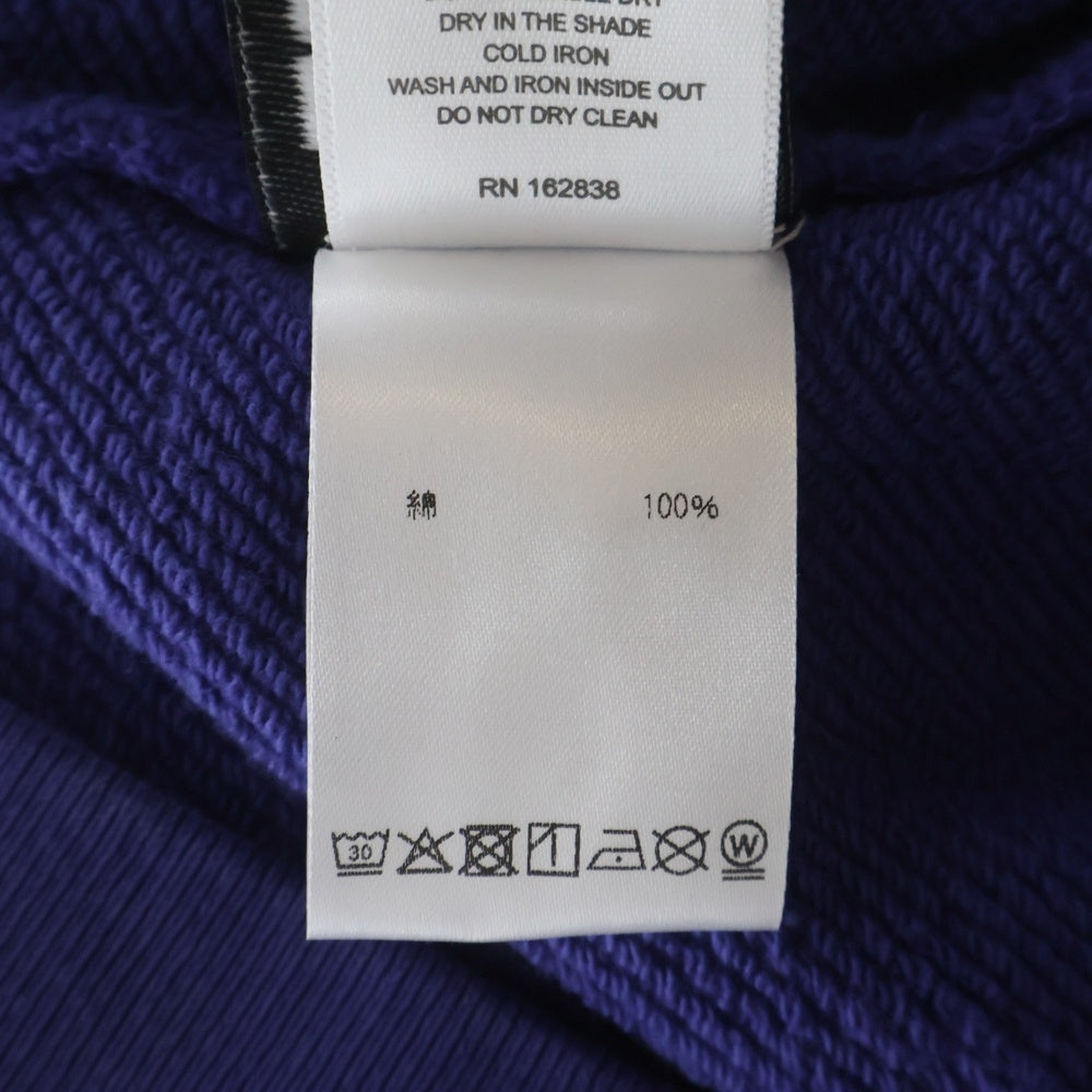 DENIM TEARS(デニムティアーズ) 25SS MONO WREATH HOODIE 総柄 プリント スウェットパーカー パープル SS25THD064