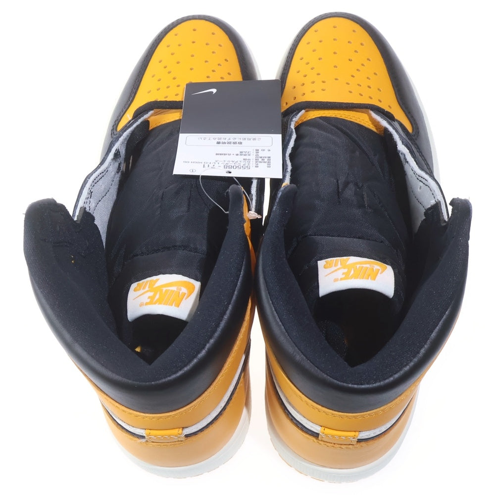 NIKE(ナイキ) AIR JORDAN 1 RETRO HIGH OG TAXI エアジョーダン 1 レトロ タクシー ハイカットスニーカー イエロー/ブラック US9.5/27.5cm 555088-711
