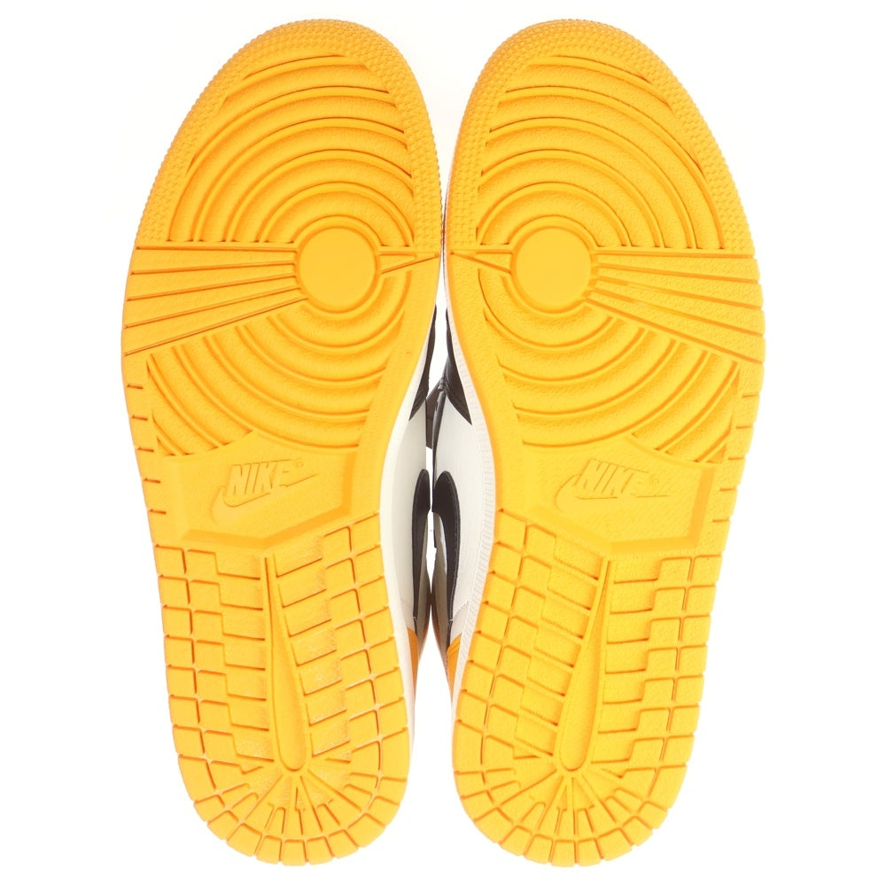 NIKE(ナイキ) AIR JORDAN 1 RETRO HIGH OG TAXI エアジョーダン 1 レトロ タクシー ハイカットスニーカー イエロー/ブラック US9.5/27.5cm 555088-711