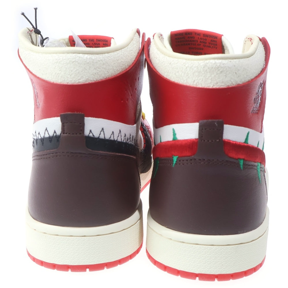 NIKE(ナイキ) ×TEYANA TAYLOR W AIR JORDAN 1 ZM AIR CMF 2 SP テヤナ テイラー ウィメンズ エアジョーダン1 ハイ ズーム ハイカットスニーカー レッド US11/28cm FJ0604-601 レディース
