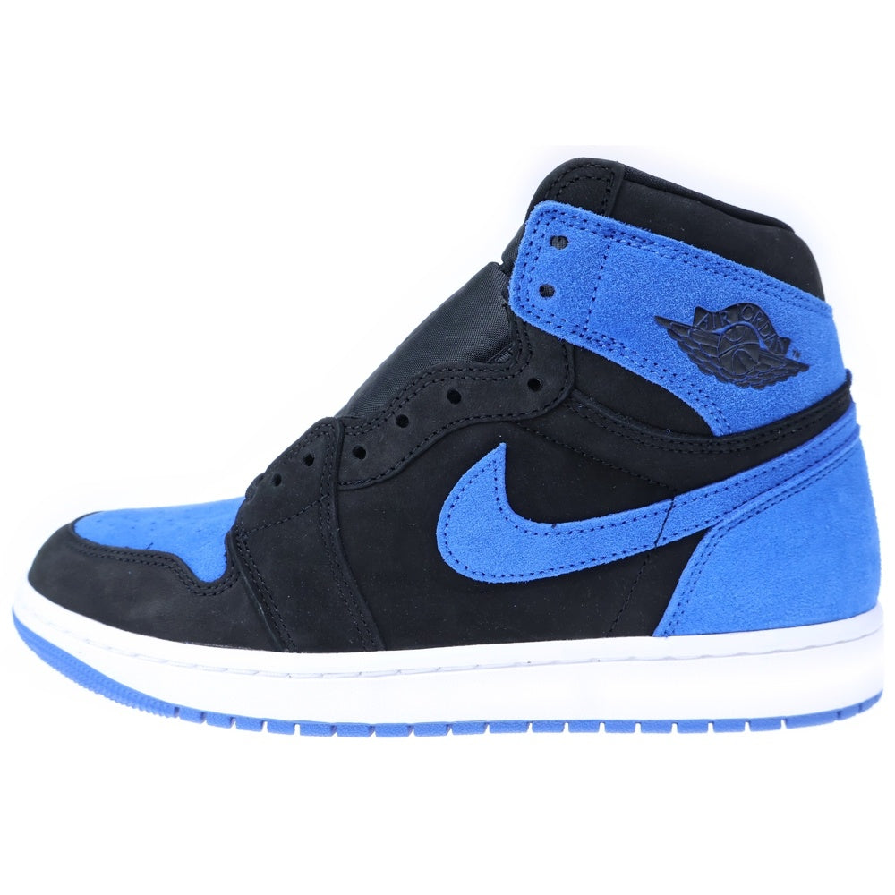 NIKE(ナイキ) AIR JORDAN 1 RETRO HIGH OG ROYAL REIMAGINED エアジョーダン1スエードロイヤル ハイカットスニーカー ブルー/ブラック US9.5/27.5cm DZ5485-042