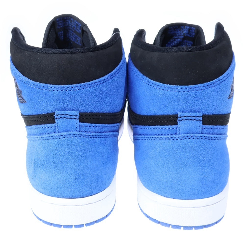NIKE(ナイキ) AIR JORDAN 1 RETRO HIGH OG ROYAL REIMAGINED エアジョーダン1スエードロイヤル ハイカットスニーカー ブルー/ブラック US9.5/27.5cm DZ5485-042