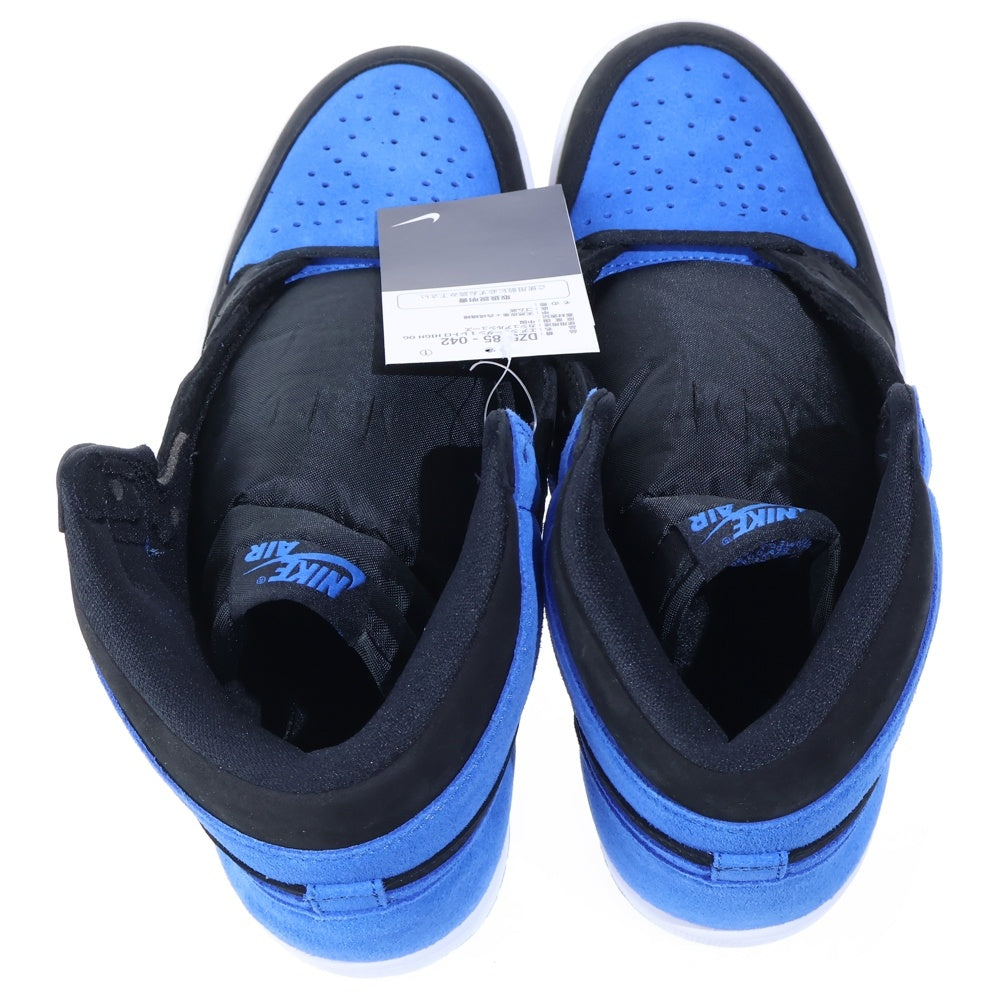 NIKE(ナイキ) AIR JORDAN 1 RETRO HIGH OG ROYAL REIMAGINED エアジョーダン1スエードロイヤル ハイカットスニーカー ブルー/ブラック US9.5/27.5cm DZ5485-042