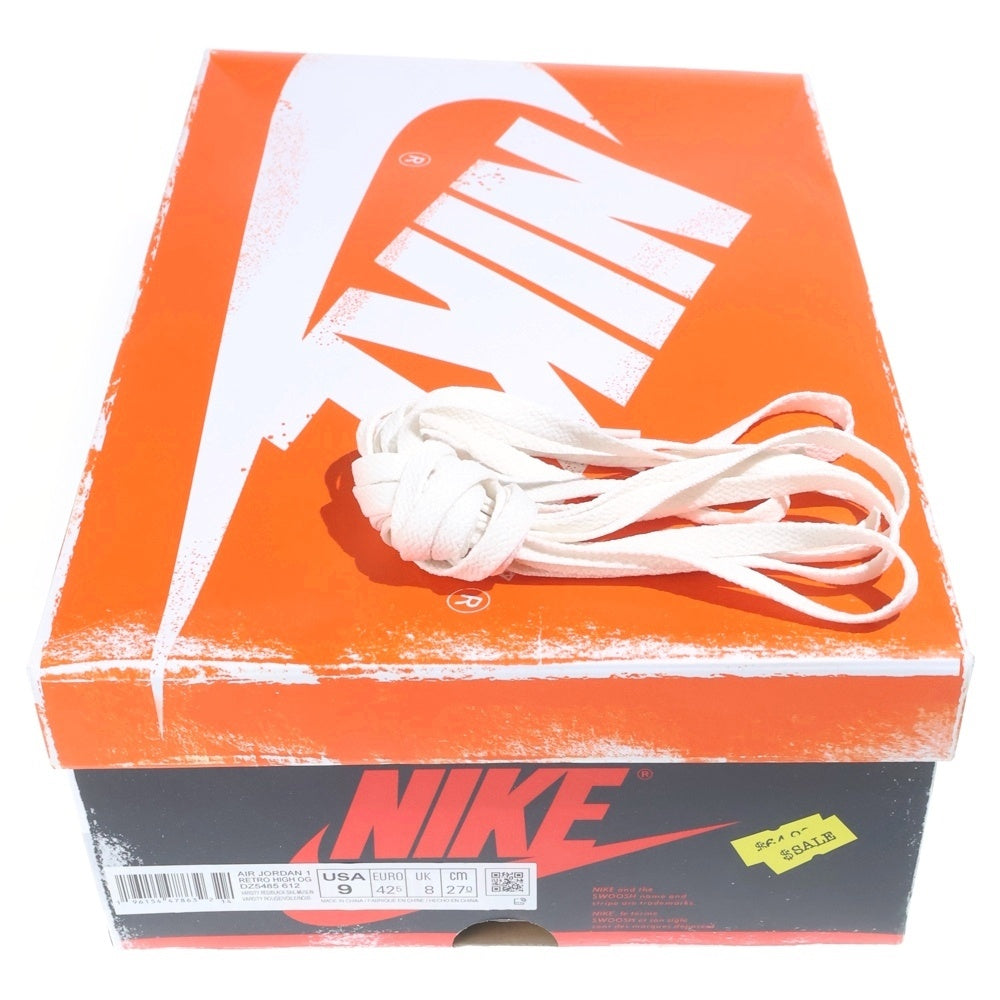 NIKE(ナイキ) AIR JORDAN 1 LOST & FOUND CHICAGO エアジョーダン1 ロスト ファウンド シカゴ ハイカットスニーカー ホワイト/レッド/ブラック US9/27cm DZ5485-612
