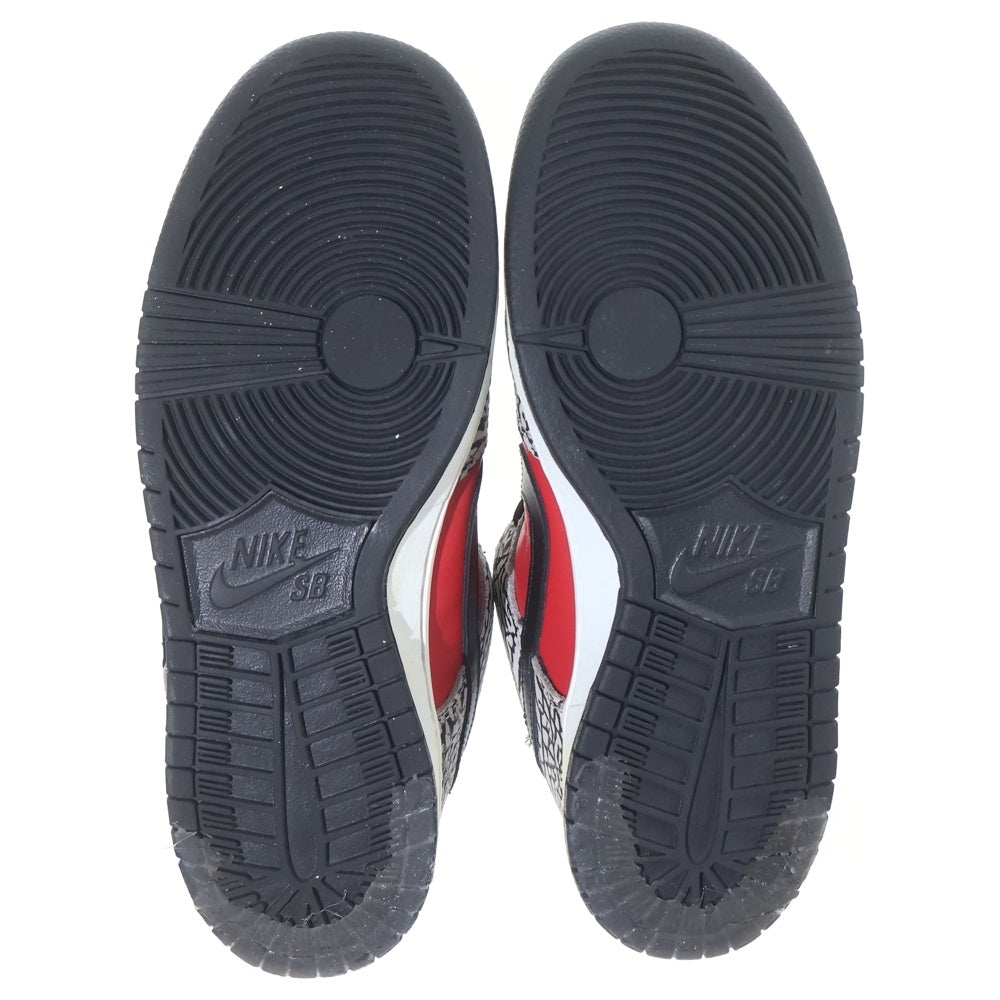 NIKE SB(ナイキエスビー) 【観賞用 2012年製】12SS ×DUNK LOW PREMIUM シュプリーム ダンクロー セメント ローカットスニーカー レッド US8.5/26.5cm 313170-600