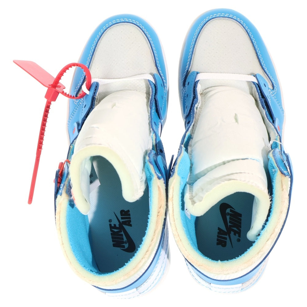 NIKE(ナイキ) ×OFF-WHITE AIR JORDAN 1 POWDER BLUE UNC オフホワイト