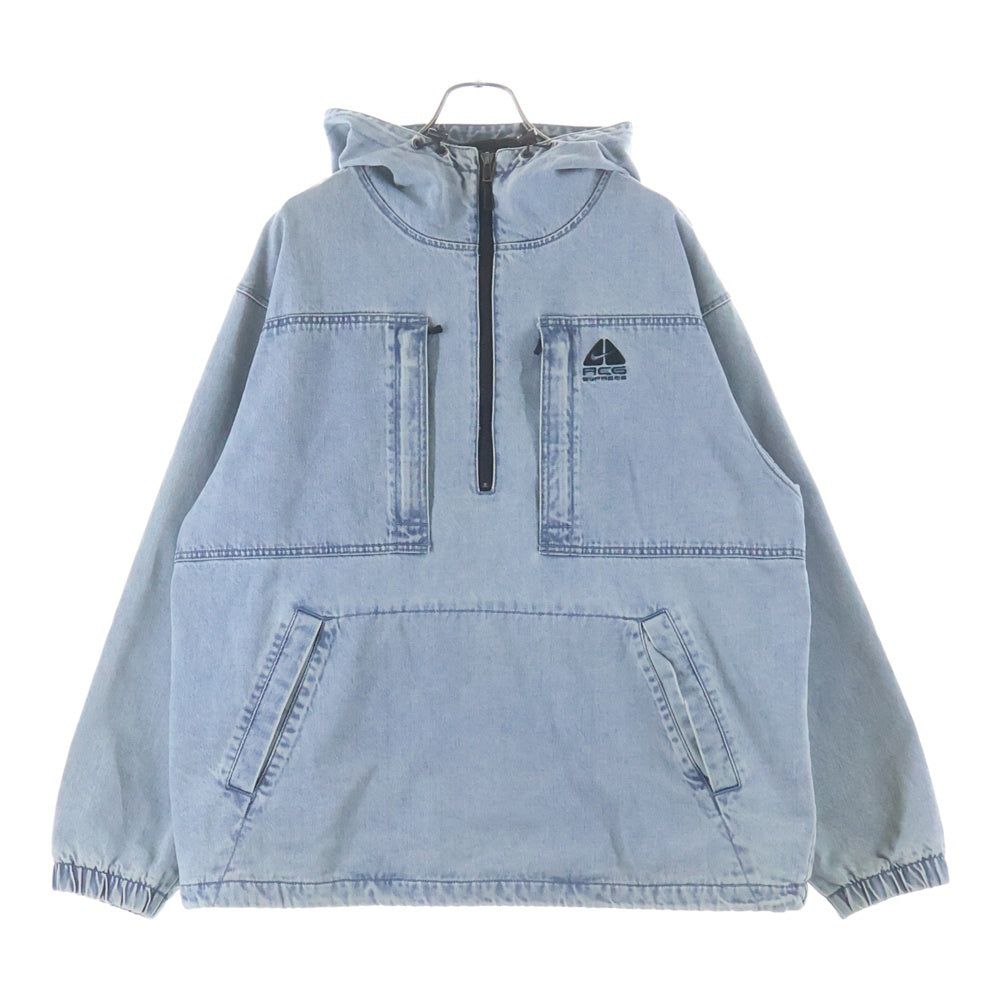 SUPREME(シュプリーム) 22AW ×NIKE ACG Denim Pullover デニムプルオーバージャケット インディゴ DN3245-469