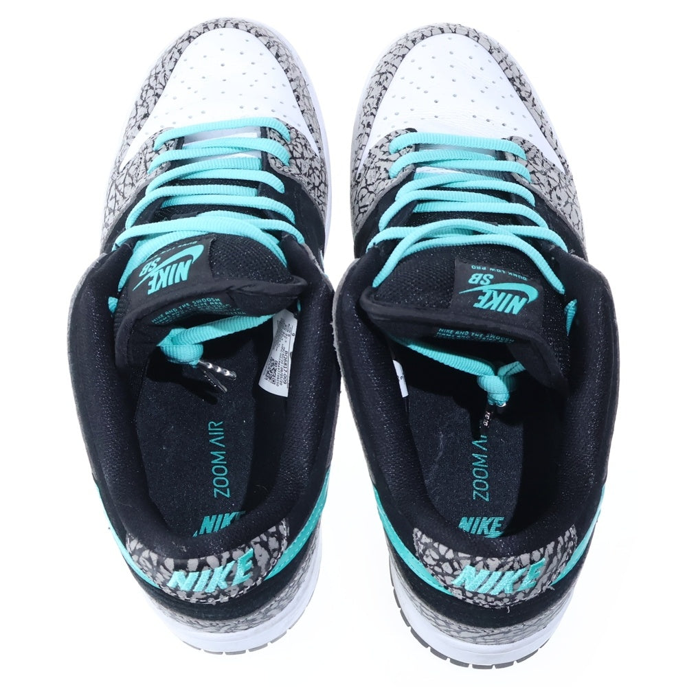NIKE SB(ナイキエスビー) DUNK LOW PRO SB ATMOS ELEPHANT ダンク ロー プロ エスビー アトモス ローカット スニーカー ブラック/グレー US9/27cm BQ6817-009