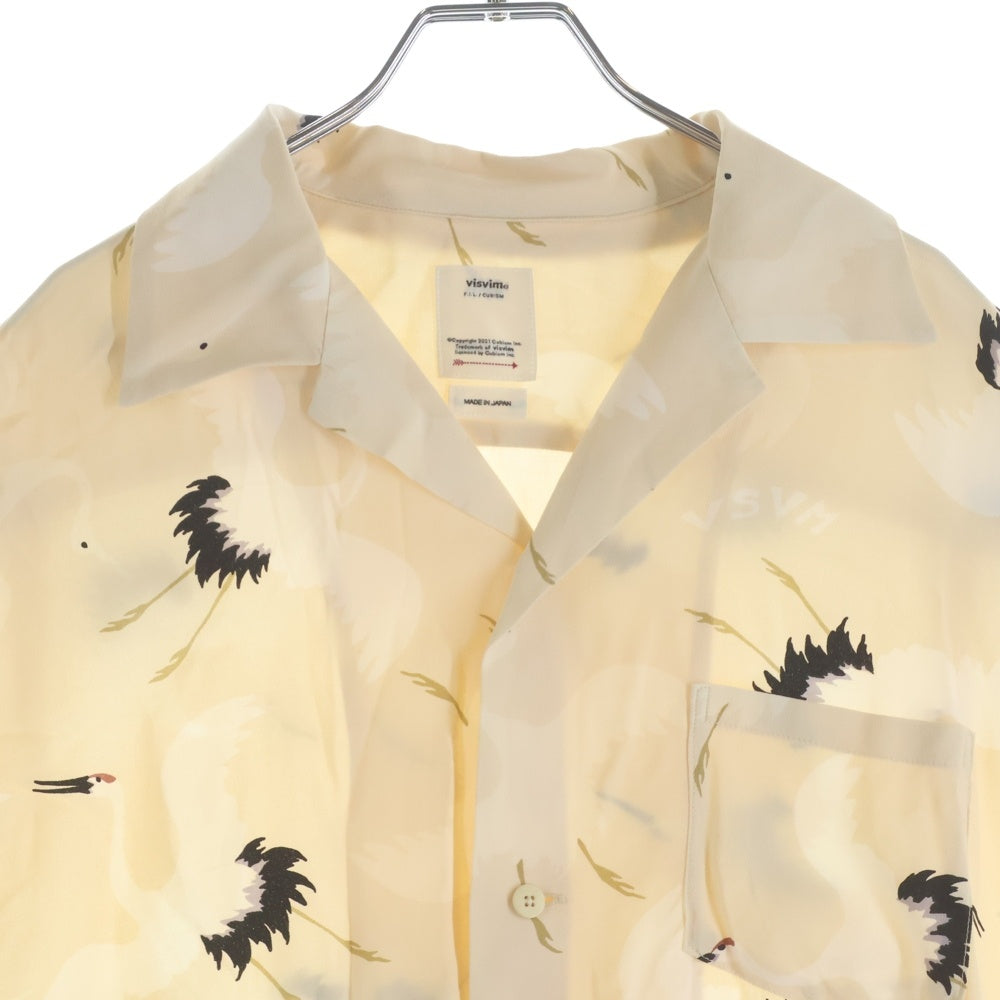 VISVIM(ヴィスヴィム) CROSBY SHIRT S/S HIKAKU 半袖シャツ ベージュ