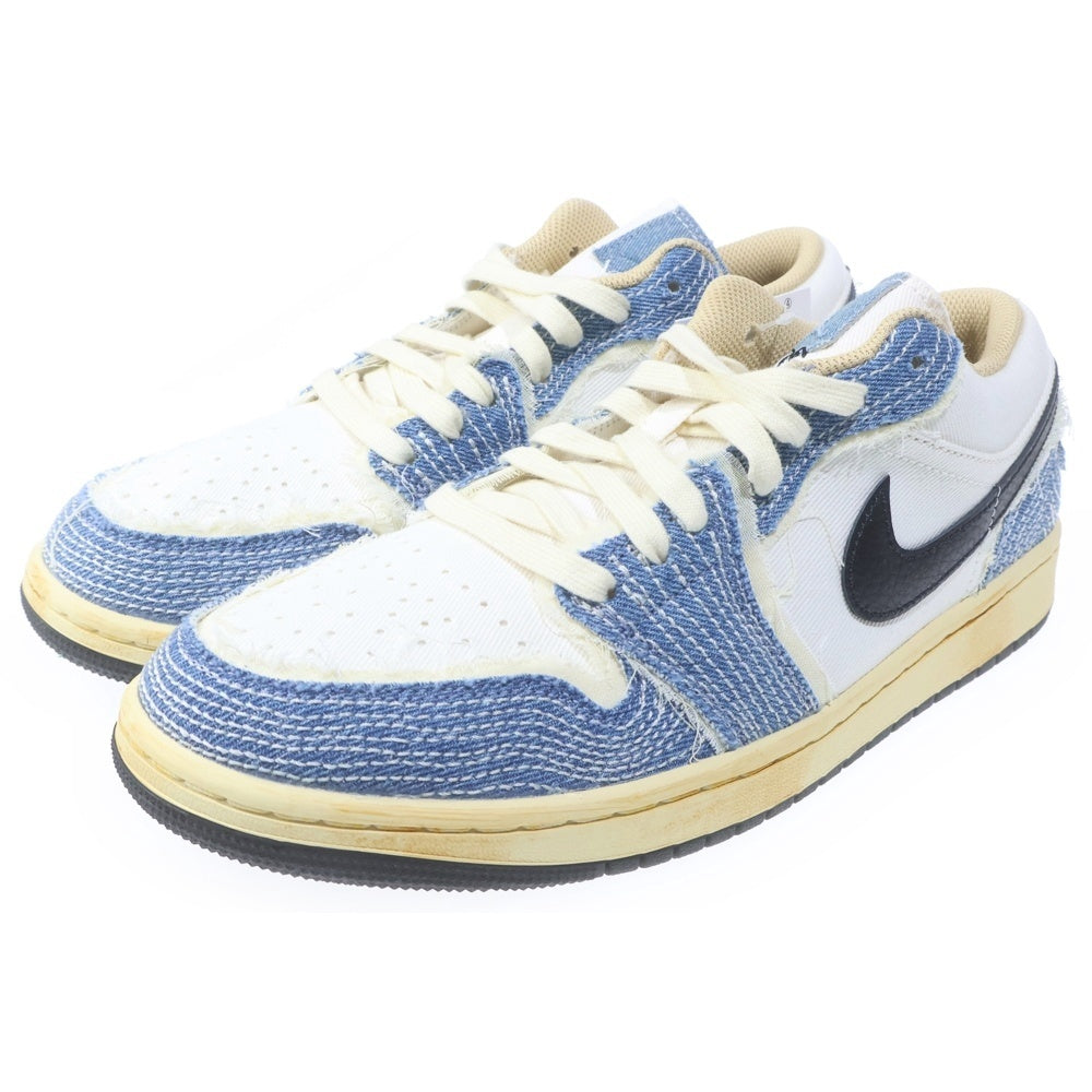 NIKE(ナイキ) AIR JORDAN 1 LOW SE World Make Japan エア ジョーダン 1 ロー ワールド メイク ジャパン ローカットスニーカー ホワイト/ブルー US9/27cm FN7670-493