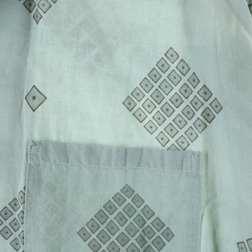 VISVIM(ヴィスヴィム) WALLIS SHIRT S/S シャツ 半袖シャツ グリーン 0121105011011