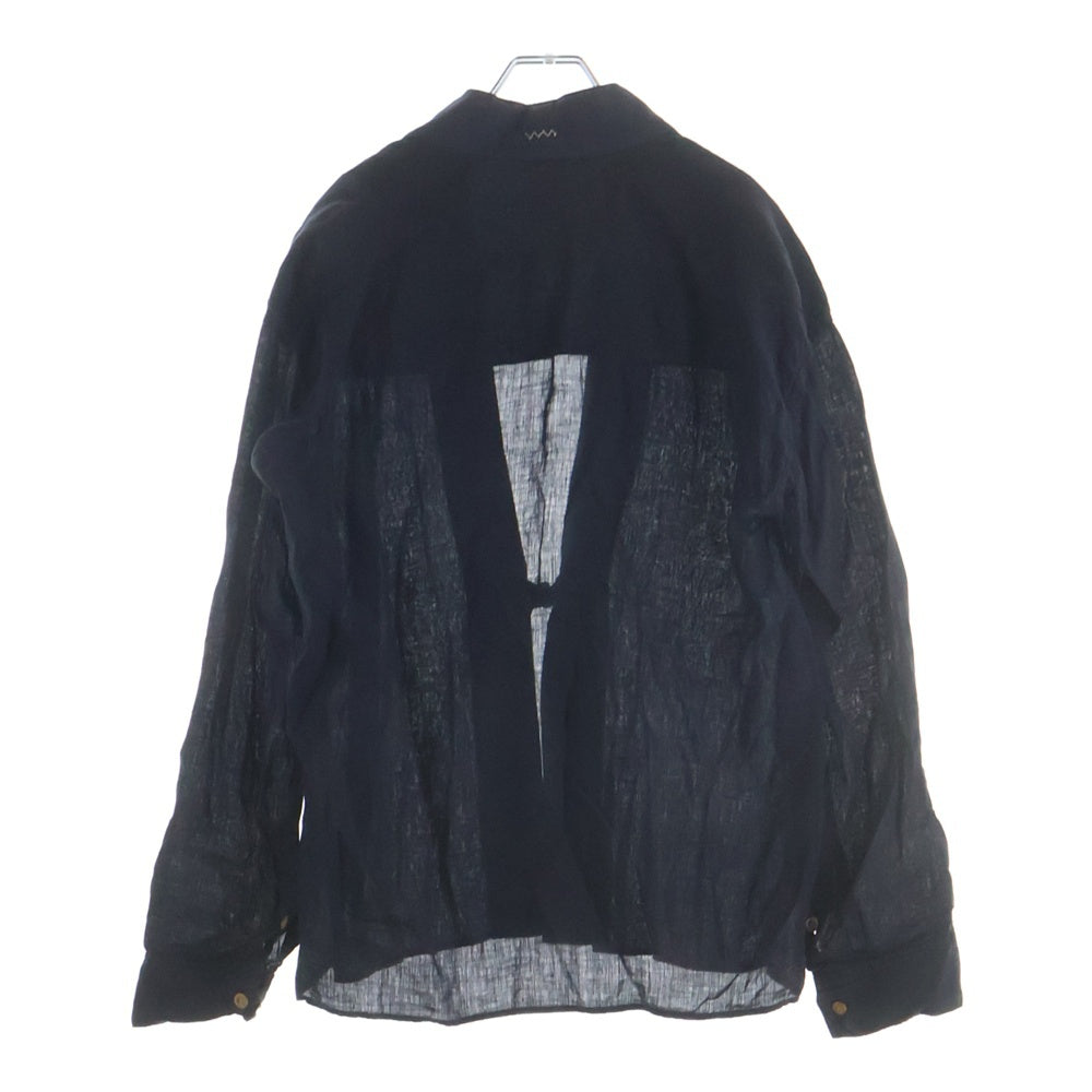 VISVIM(ヴィスヴィム) 18SS L/S LHAMO SHIRT 長袖シャツ ブラック 0118105011016