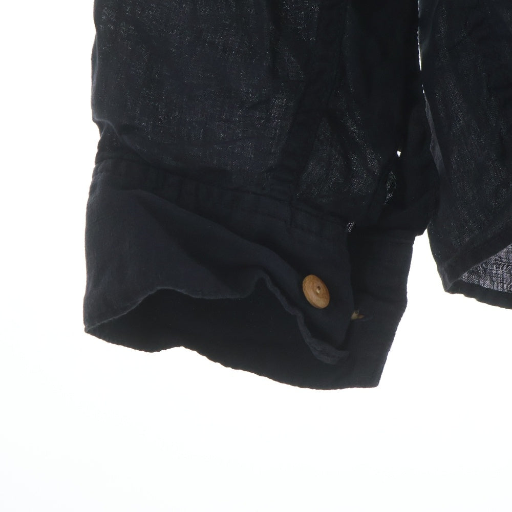 VISVIM(ヴィスヴィム) 18SS L/S LHAMO SHIRT 長袖シャツ ブラック 0118105011016