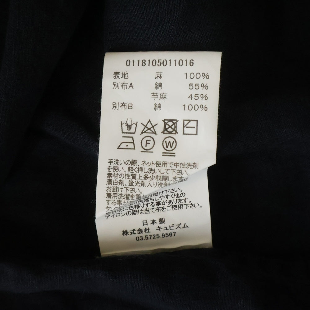 VISVIM(ヴィスヴィム) 18SS L/S LHAMO SHIRT 長袖シャツ ブラック 0118105011016
