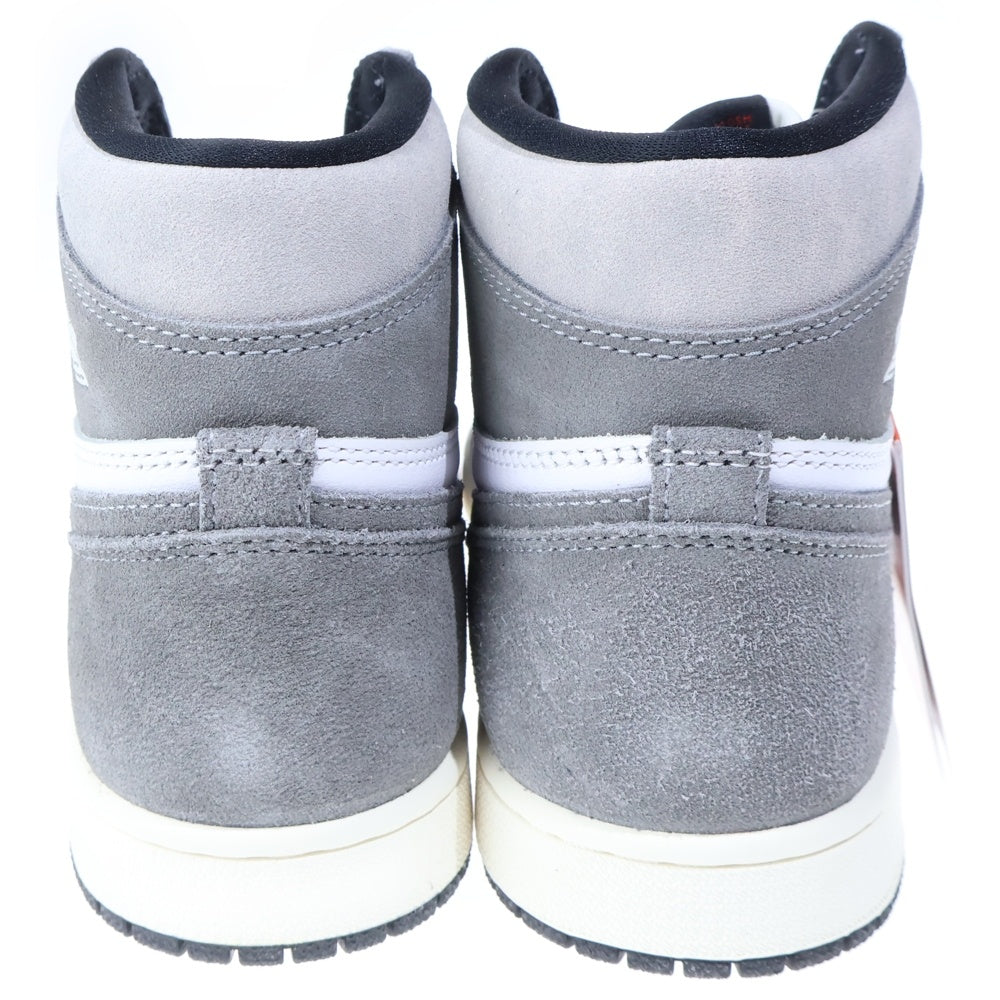 NIKE(ナイキ) AIR JORDAN 1 RETRO HIGH OG BLACK AND SMOKE GREY エアジョーダン 1 ブラックアンドスモークグレー ハイカットスニーカー US8/26cm DZ5485-051