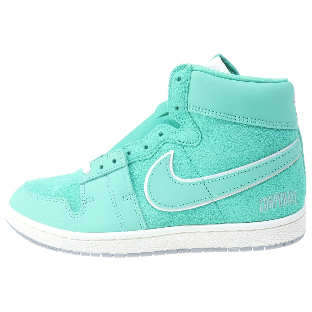 NIKE(ナイキ) ×CORPORATE JORDAN AIR SHIP PE SP コーポレート ジョーダン エアシップ ハイカットスニーカーシューズ ライトグリーン US9/27cm FJ2384-301
