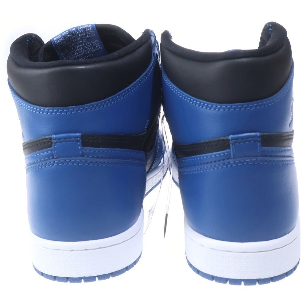 NIKE(ナイキ) AIR JORDAN 1 RETRO HIGH OG DARK MARINA BLUE エアジョーダン1 レトロ ダークマリーナブルー ハイカットスニーカー ブラック/ブルー US9.5/27.5cm 555088-404