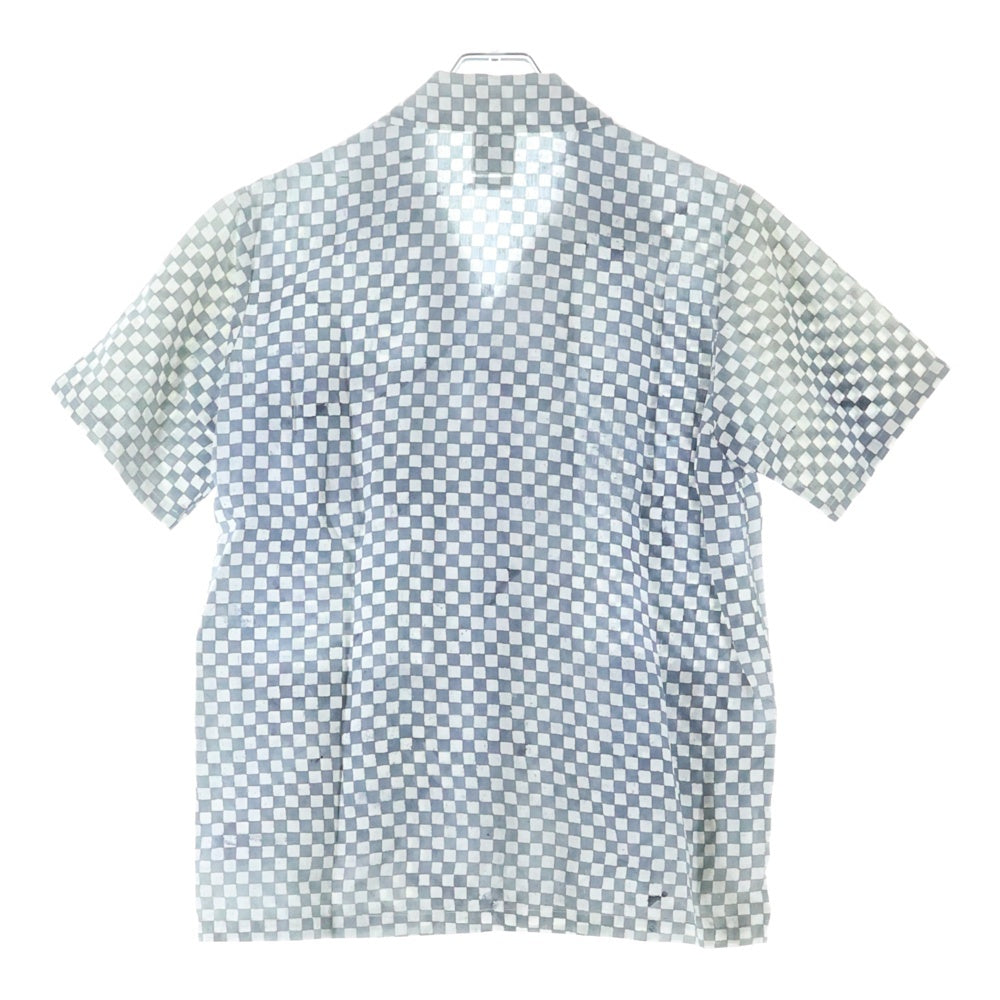 VISVIM(ヴィスヴィム) DUKE SHIRT S/S CHECKERBOARD チェッカーボード 半袖シャツ グレー 0116105011024