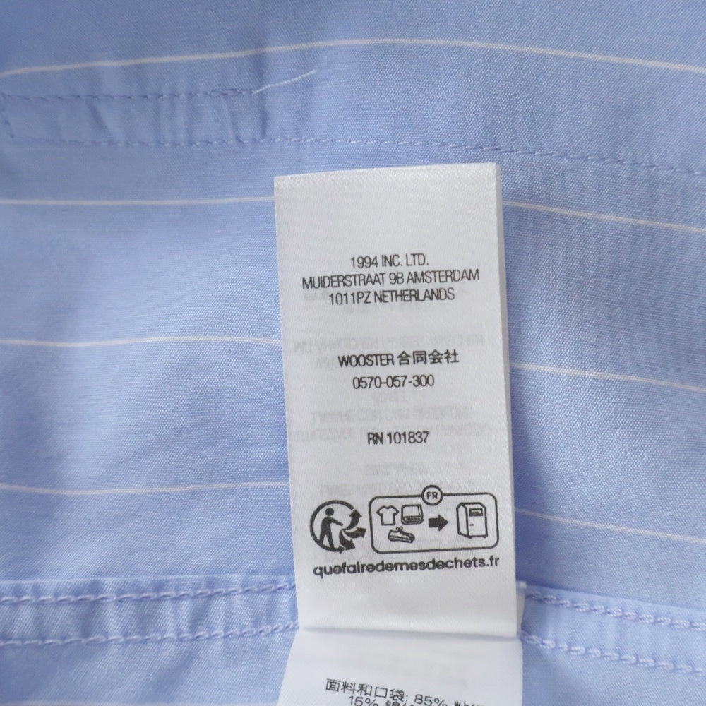 SUPREME(シュプリーム) 25SS Stripe S/S Pajama Shirt ストライプパジャマシャツ 半袖 ブルー