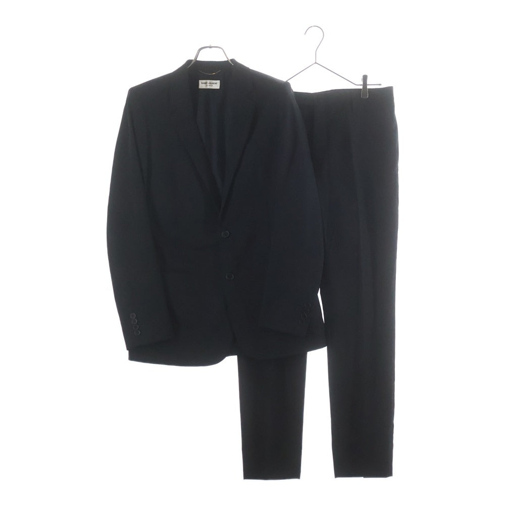 SAINT LAURENT PARIS(サンローランパリ) 14AW ノッチドラペル テーラードジャケット テーラードパンツ ブラック 331496 Y595H