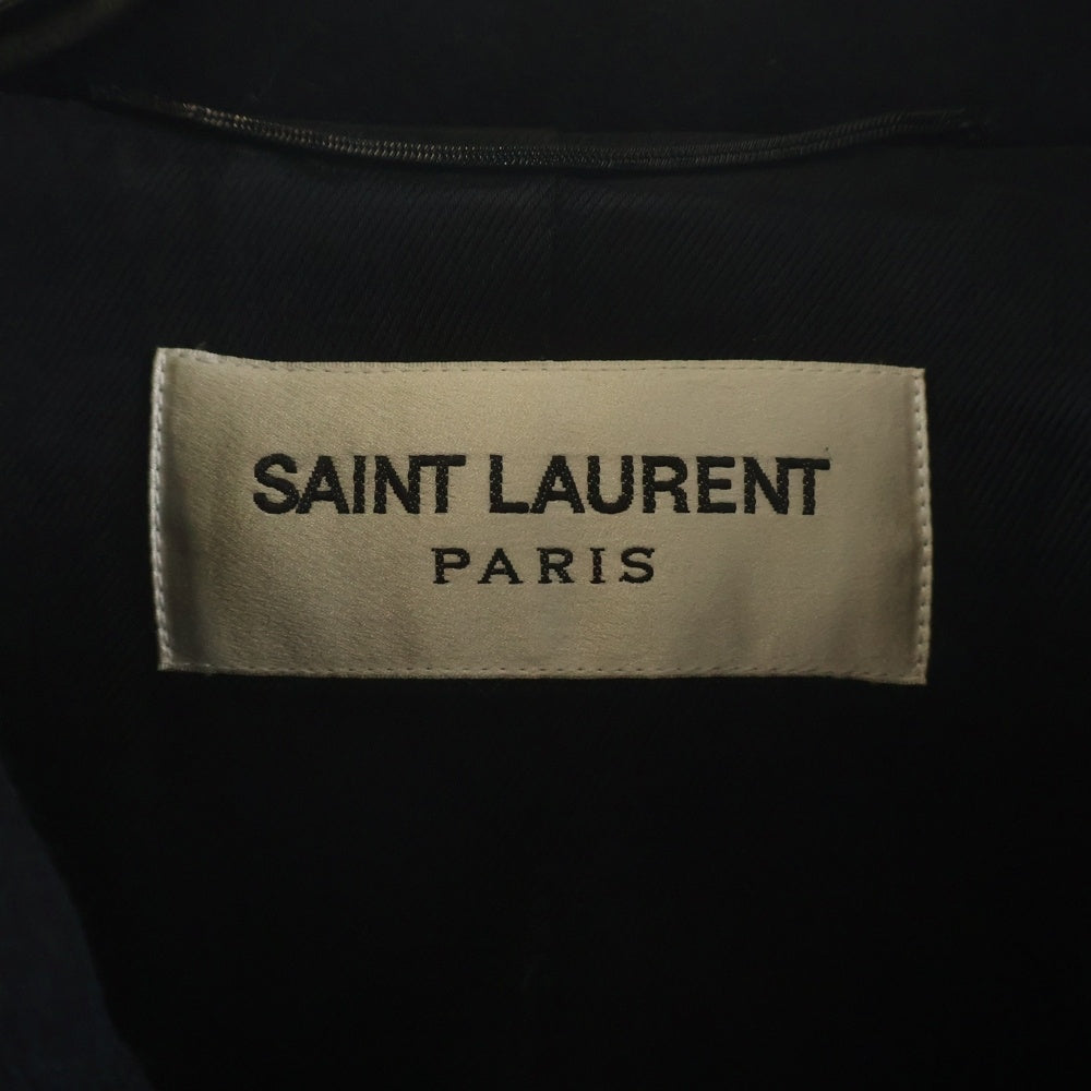 SAINT LAURENT PARIS(サンローランパリ) 16AW メルトン ピーコート ネイビー 437605 Y112W